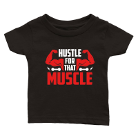 Product Hustle for that muscle Classic Baby Crewneck T-shirt