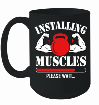 Product Installing Muscles Please Wait 2 Mug