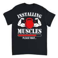 Product Installing Muscles Please Wait 2 Unisex T-Shirt