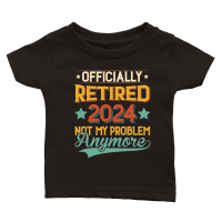 Product Officially Retired 2024 Not My Problem Anymore Classic Baby Crewneck T-shirt