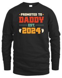 Product Promoted to Daddy Est 2024 Unisex Sweatshirt