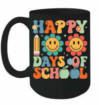 Product Retro Happy 100 Days of School Smiley Mug