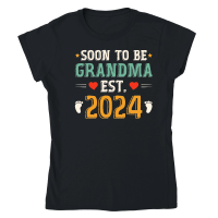Product Soon to be Grandma 2024 Classic Womens Crewneck T-shirt