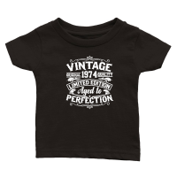 Product Vintage original 1974 quality limited edition aged to perfection Classic Baby Crewneck T-shirt