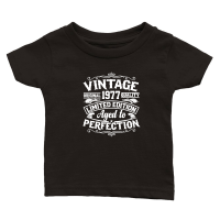 Product Vintage original 1977 quality limited edition aged to perfection  1 Classic Baby Crewneck T-shirt