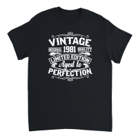 Product Vintage original 1981 quality limited edition aged to perfection Unisex T-Shirt