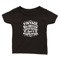 Product Vintage original 1983 quality limited edition aged to perfection Classic Baby Crewneck T-shirt
