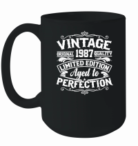 Product Vintage original 1987 quality limited edition aged to perfection Mug