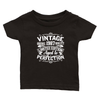 Product Vintage original 1987 quality limited edition aged to perfection Classic Baby Crewneck T-shirt