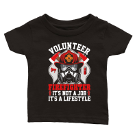 Product Volunteer Firefighter it's not a job it's a lifestyle Classic Baby Crewneck T-shirt