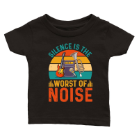 Product Silence is the Worst of Noise Music Classic Baby Crewneck T-shirt