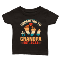 Product Promoted to Grandpa Classic Baby Crewneck T-shirt
