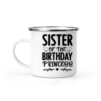 Product Sister Of The Birthday Princess Camping Mug