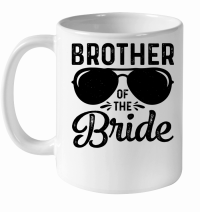Product Brother of the Bride White Ceramic Mug