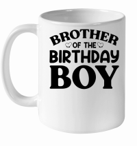 Product Brother Of The Birthday Boy White Ceramic Mug