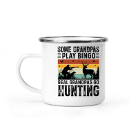Product Some Grandpas Play Bingo Real Grandpas Go Hunting Camping Mug
