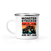 Product Monster Truck Are My Jam Camping Mug