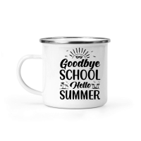 Product Goodbye School Hello Summer Camping Mug
