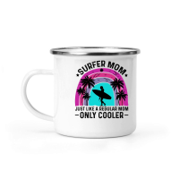 Product Surfer Mom Just Like a Regular Mom Only Cooler Camping Mug