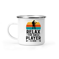 Product Relax the Bass Player Is Here Music Camping Mug