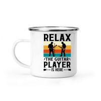 Product Relax the Guitar Player Is Here Music Camping Mug