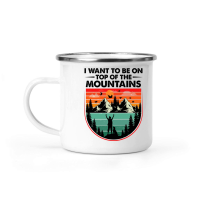 Product I Want To Be on Top Of The Mountains Hiking Camping Mug