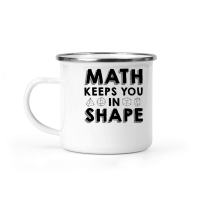Product Math Keeps you in Shape Math Teacher Camping Mug