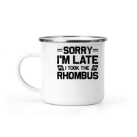 Product Sorry I'm Late I Took The Rhombus Math Teacher Camping Mug