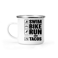 Product Swim Bike Run & Tacos Camping Mug