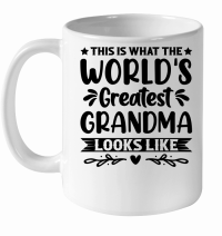 Product This is What The World's Greatest Grandma Looks Like White Ceramic Mug