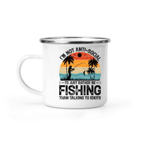 Product I’m not Anti Social I’d Just Rather be Fishing Camping Mug