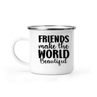 Product Friends Make the World Beautiful 01 Camping Mug
