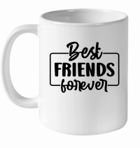 Product Best Friends Forever 01 White Ceramic Mug