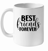 Product Best Friends Forever 01 White Ceramic Mug