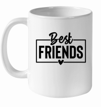 Product Best Friends 01 White Ceramic Mug