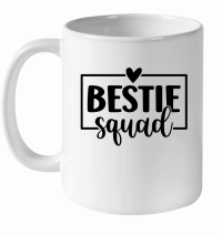 Product Bestie Squad 01 White Ceramic Mug
