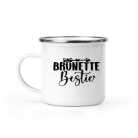 Product Brunette Bestie 01 Camping Mug