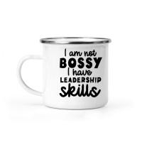 Product Iam not bossy I have leadership skills Camping Mug