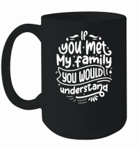 Product If you met my family you would understand w 01 Mug