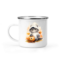Product Halloween Cat Camping Mug