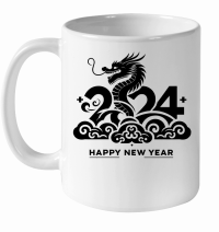 Product 2024 Dragon White Ceramic Mug