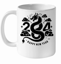 Product 2024 Dragon White Ceramic Mug