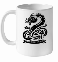 Product 2024 Dragon White Ceramic Mug