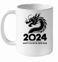 Product 2024 Dragon White Ceramic Mug