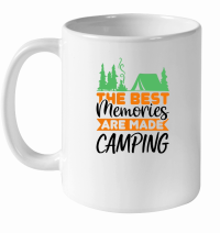 Product The best memories are made camping 01 White Ceramic Mug