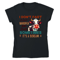 Product i don't fart i just whisper in my pants sometimes it's a scream Classic Womens Crewneck T-shirt