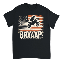 Product Braap Motocross Flag american Dirtbike Unisex T-Shirt