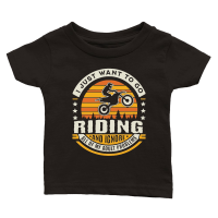 Product i jist want to go riding and ignore all of my adult problems Classic Baby Crewneck T-shirt