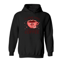 Product Retro Valentine Coffee Sublimation Hoodie