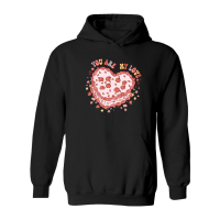 Product Retro Valentine Heart Cake Sublimation Hoodie